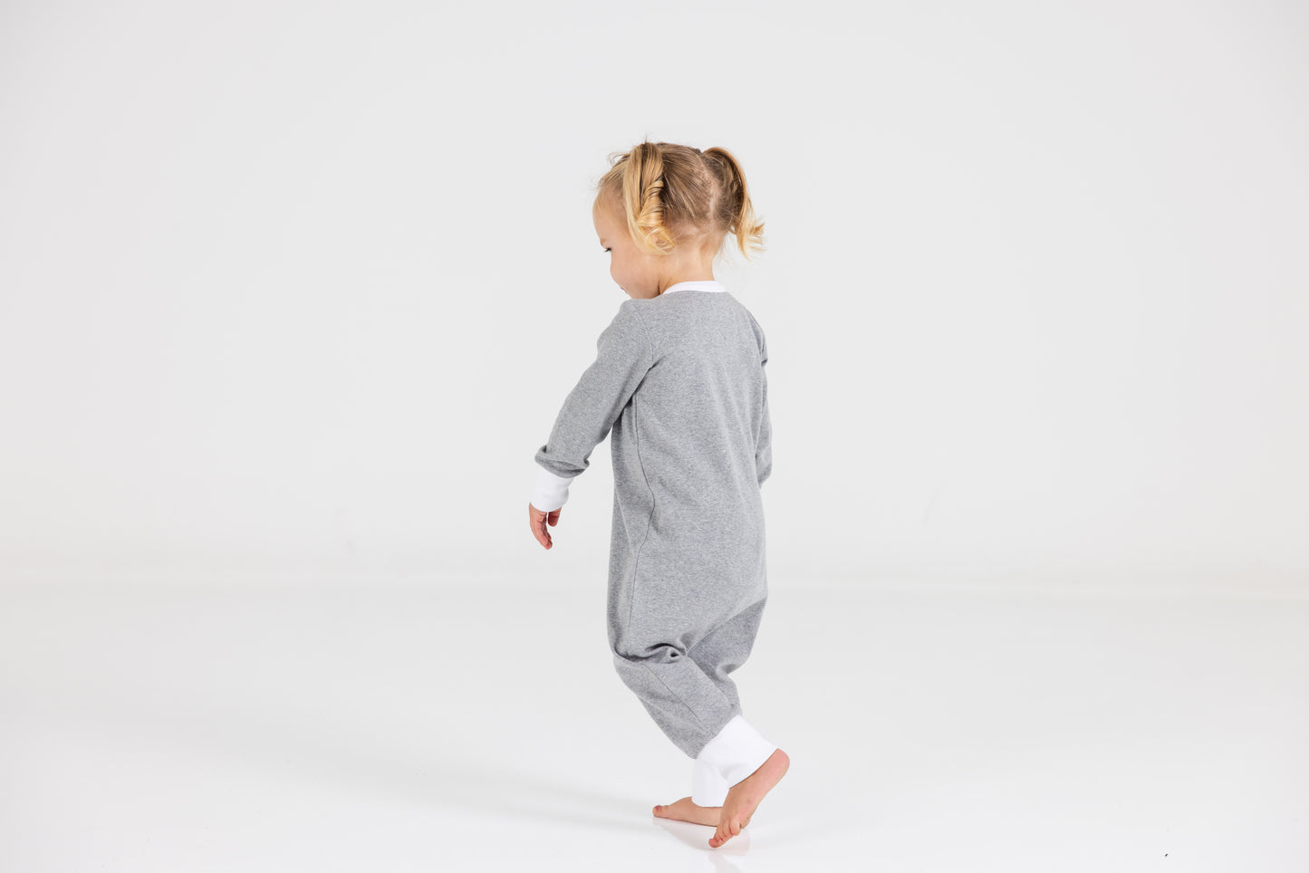 FlexiZip Romper: Grey