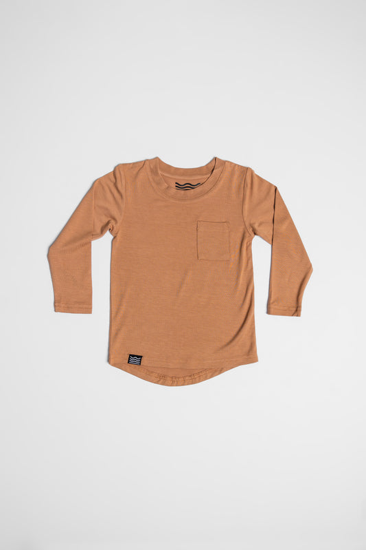 FlexiFeel Long Sleeve T: Camel