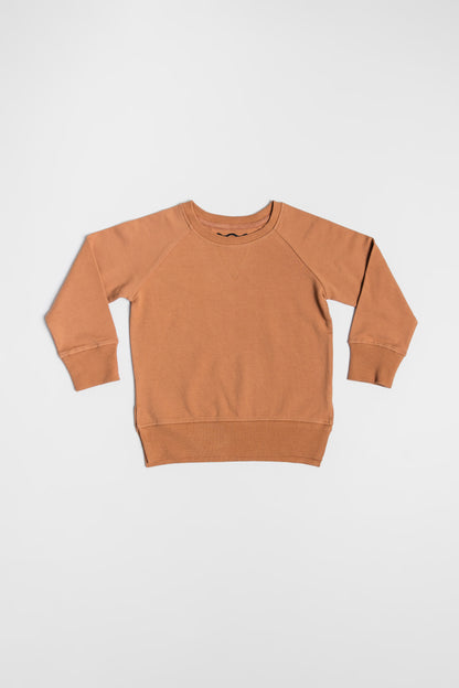 CloudCalm Crew Sweatshirt: Camel