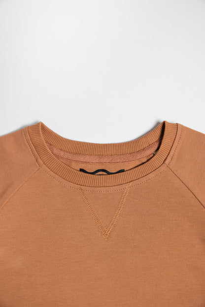 CloudCalm Crew Sweatshirt: Camel