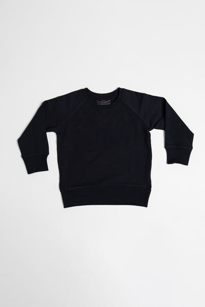 CloudCalm Crew Sweatshirt: Black