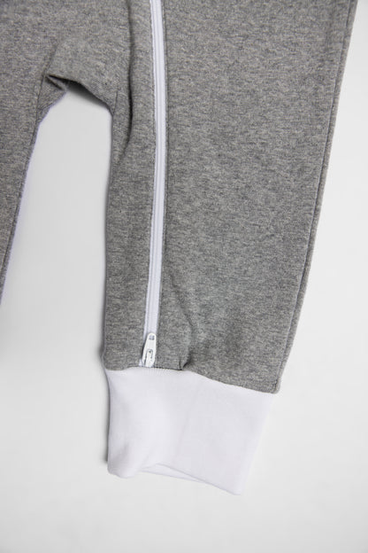 FlexiZip Romper: Grey