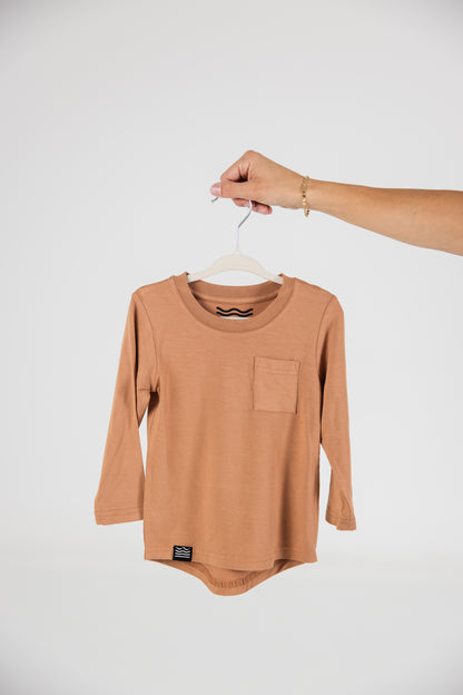 FlexiFeel Long Sleeve T: Camel